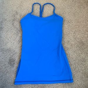 Lululemon Power Y tank cobalt